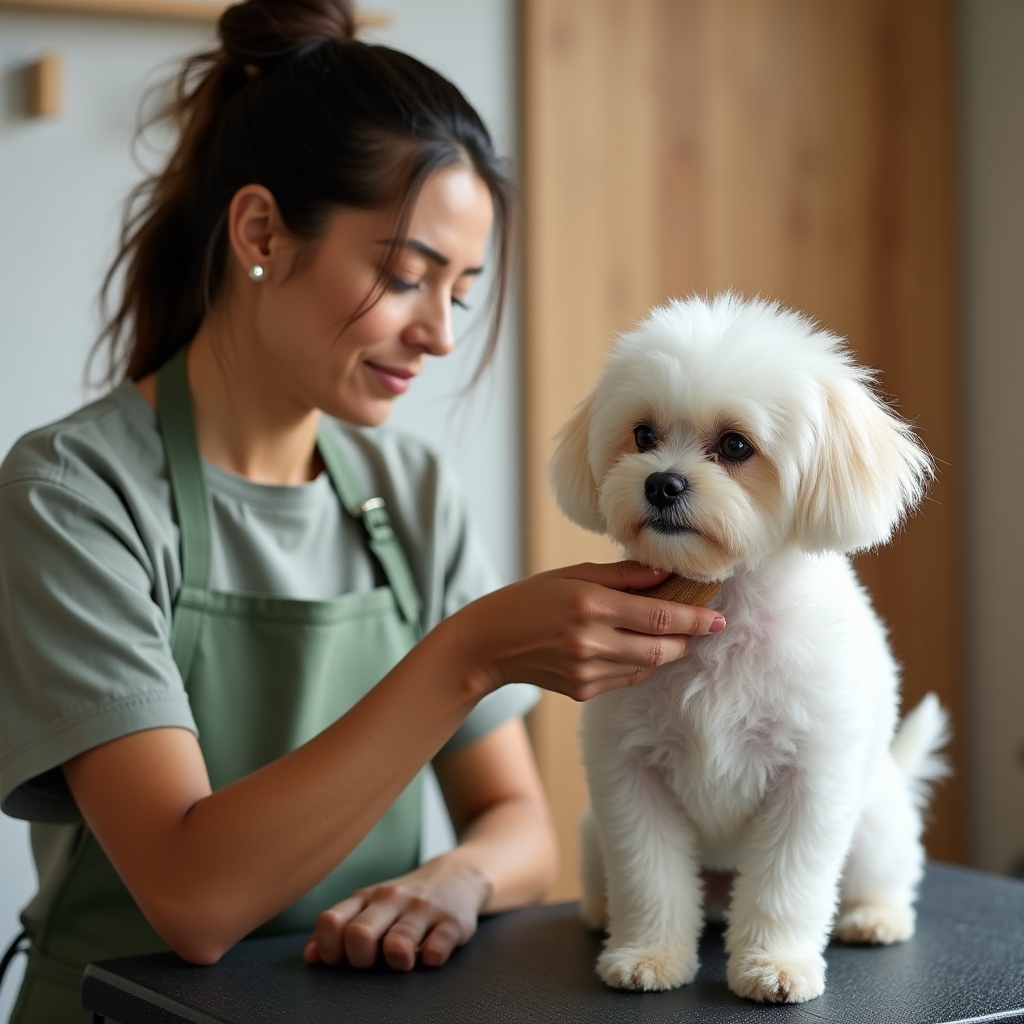 Toelettatura delicata di un cane a Verona