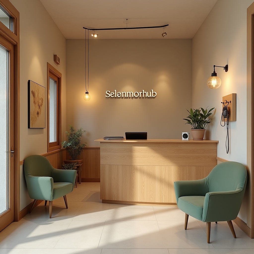 Area reception del salone Selenmorhub